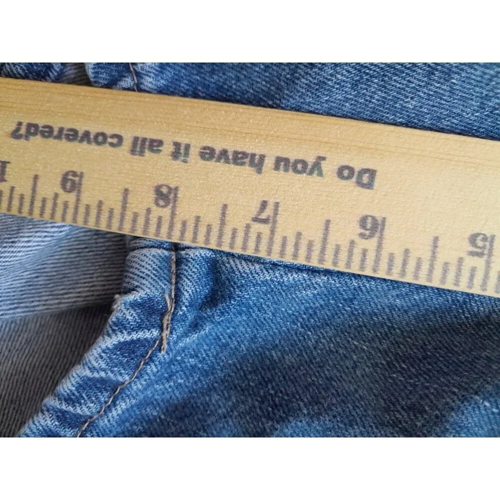 Vtg Y2K Dickies Cargo Carpenter Denim Jort Shorts Size 38